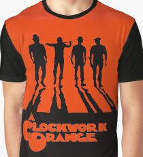 Camiseta gráfica Una naranja mecánica en naranja