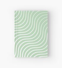 Whiskers - Light Green & White #440 Hardcover Journal