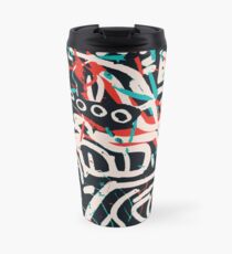 Taza de viaje Street Art Graffiti Pattern Tinta y Posca