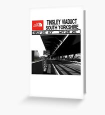 The Real North-Tinsley Viaduct South Yorkshire Greeting Card