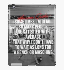 Bodybuilding Inspirational Workout Quote iPad Case/Skin