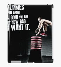 Bodybuilding Inspirational Workout Quote iPad Case/Skin