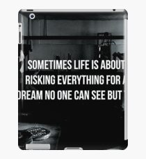 Bodybuilding Inspirational Workout Quote iPad Case/Skin