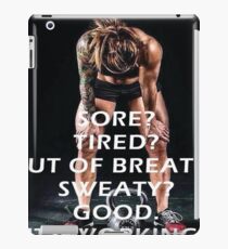 Women's Fitness Inspirational Quote iPad Case/Skin