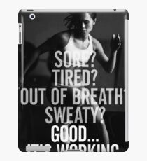Women's Fitness Inspirational Quote iPad Case/Skin