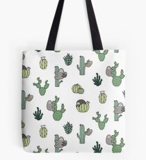 Cacti Sloths Tote Bag