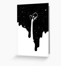 Tarjeta de felicitación El gran derrame