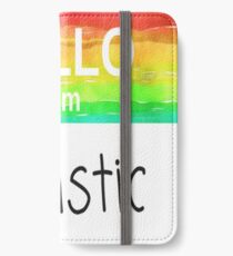 Hello I Am Autistic Design iPhone Wallet/Case/Skin