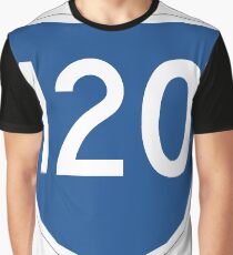 Australian State Route 120 | Australia Highway Shield Sign Graphic T-Shirt