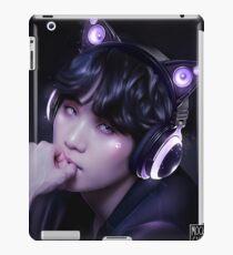 Vinilo o funda para iPad Un gatito con auriculares de gatito