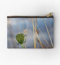 Common blue butterfly Studio Pouch