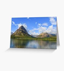 Glacier National Park, Montana, Mountain Scene Greeting Card