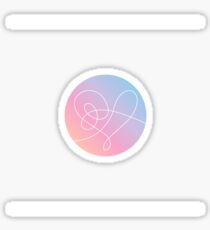 BTS Love Yourself S E L F Pop Socket Sized Sticker - E version Sticker