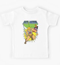 He-Man the most powerful man in the universe and Orko the magician with logo Kids T-Shirt