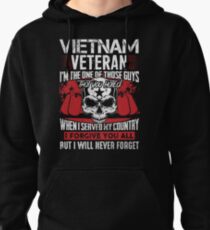 Vietnam War Veteran Never Forget T Shirt Pullover Hoodie