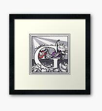 G for Guitar Framed Print