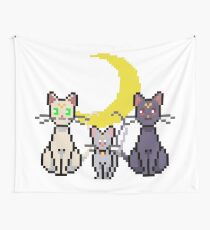 Pixel Artemis Luna and Diana Wall Tapestry