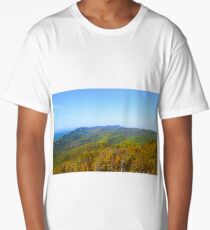blue ridge autumn Long T-Shirt