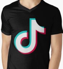 Tik tok Men's V-Neck T-Shirt