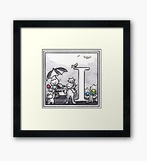 I for Ice Cream Framed Print