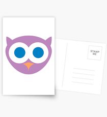 Cute Owl Head Postcards