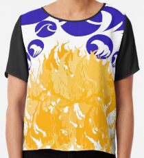 overlap Chiffon Top
