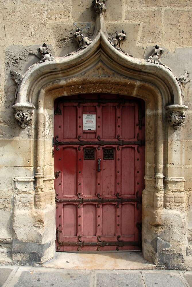 "Medieval door, Paris, France" by Johannes Huntjens 