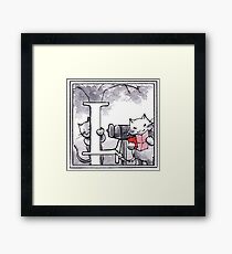L for Letter Framed Print