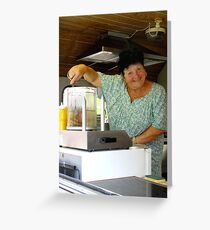 Frites Lady Greeting Card