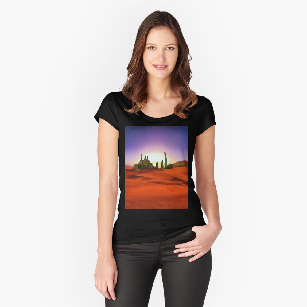 Desert Sands Fitted Scoop T-Shirt