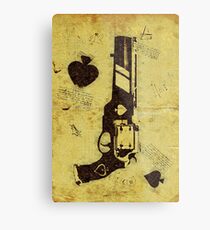 Old Poker Metal Print