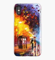 Starry Night Tardis iPhone Case