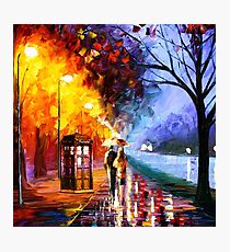 Starry Night Tardis Photographic Print