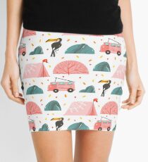Summer days pattern Mini Skirt
