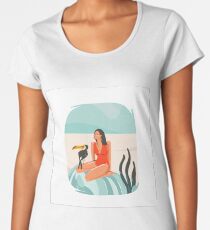Beach girl Women's Premium T-Shirt