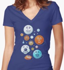 LAST FRIENDS ON EARTH Women's Fitted V-Neck T-Shirt