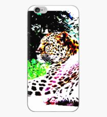 Stylized leopard design iPhone Case