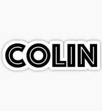 Font Name Colin Sticker