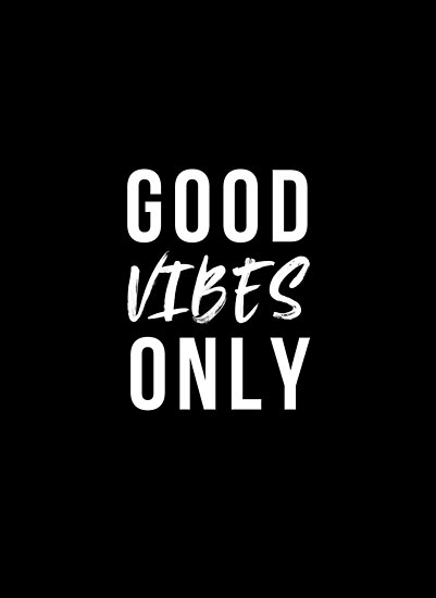 Good vibes only картинка