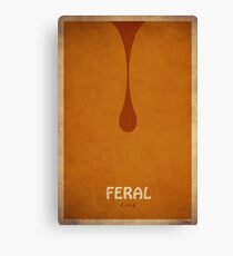 Feral Druid - WoW Minimalism Canvas Print