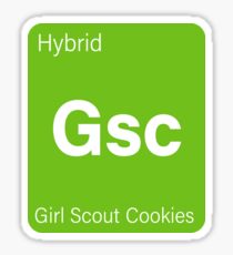 Girl Scout Cookies Strain Tag - Favorite Strain Sticker