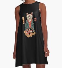 Vestido acampanado Neko Sushi Bar