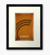 Guardian Druid - WoW Minimalism Framed Print
