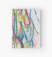 Empty Suite Walking in Primary Colors Hardcover Journal