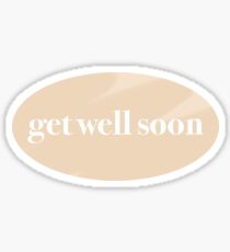 Get Well Soon Stickers | Redbubble