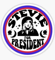stevie for president Sticker