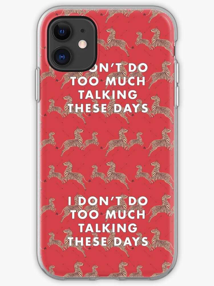 I Don 39 T Do Too Much Talking These Days Royal Tenenbaum Wallpaper Iphone Case Cover By Sydneykoffler Redbubble