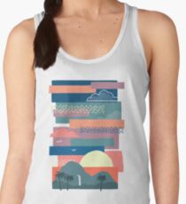 Camiseta de tirantes para mujer Cielos tropicales