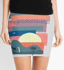 Tropical Skies Mini Skirt