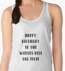 Dog Birthday Card Women's Tank Top